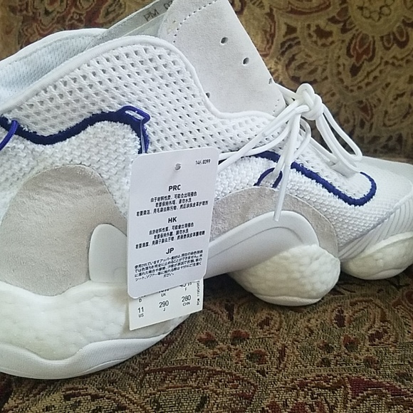 Brand New Adidas Crazy BYW Cloud White - Picture 5 of 6
